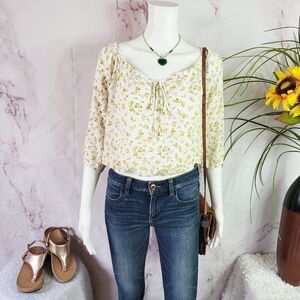 Wild Love floral print blouse